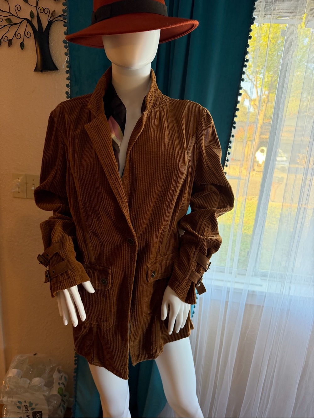 XCVI Brown Corduroy major Women's blazer